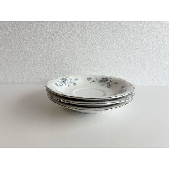 Johann Haviland Bavaria Germany Blue Garland Tea Set Plates Cups Saucers - Picture 3 of 4